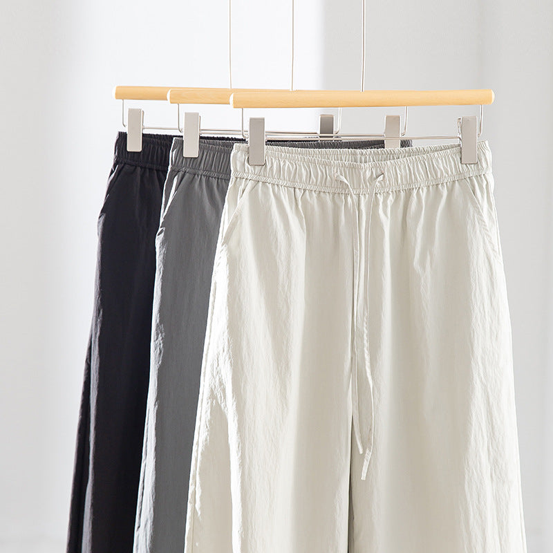 Damen Leichte Hochtaillierte Bequeme Hose Heidi-Mode
