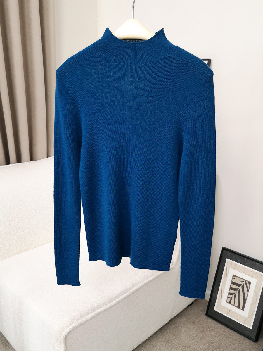 Femme Mock Neck Strickpullover Heidi-Mode