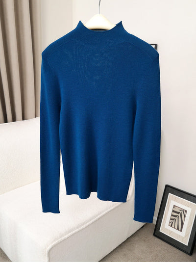 Femme Mock Neck Strickpullover Heidi-Mode