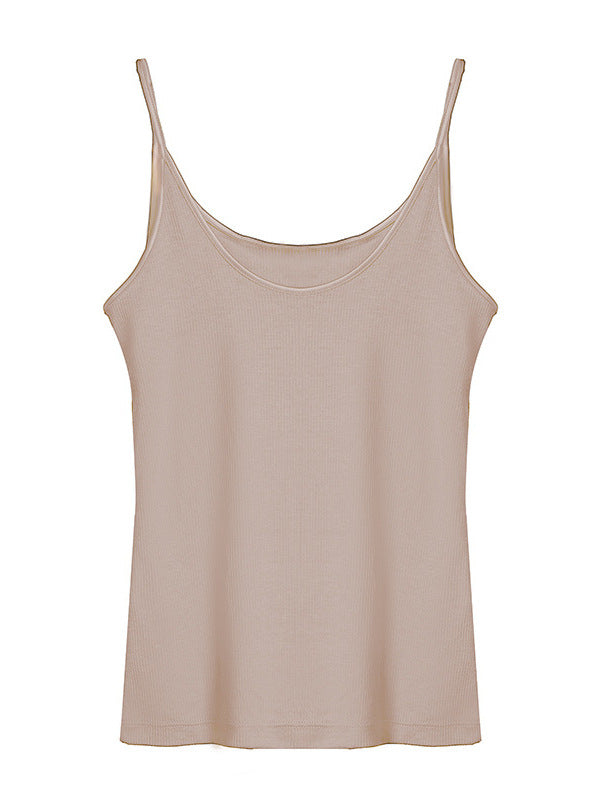 Femme Leichtes Ripp-Camisole-Top Heidi-Mode
