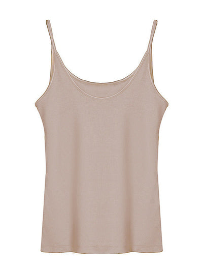 Femme Leichtes Ripp-Camisole-Top Heidi-Mode
