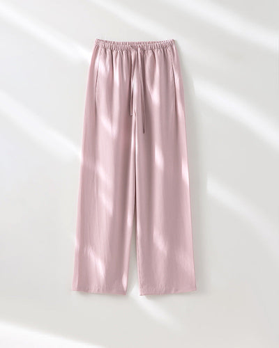 Femme Leichte Relaxed Fit Weite-Hosen Heidi-Mode