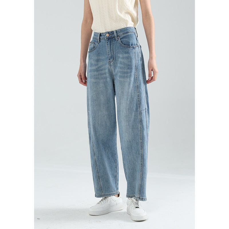 Femme Relaxed Fit High-Waisted Denim-Hose Heidi-Mode