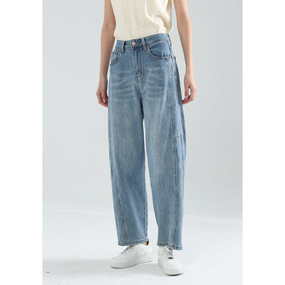 Femme Relaxed Fit High-Waisted Denim-Hose Heidi-Mode