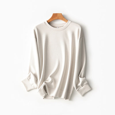 Femme Relaxed Fit Langarm-Pullover Sweatshirt Heidi-Mode