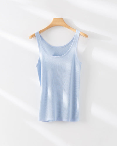 Femme Leichtgewicht Texturiertes Tanktop Heidi-Mode