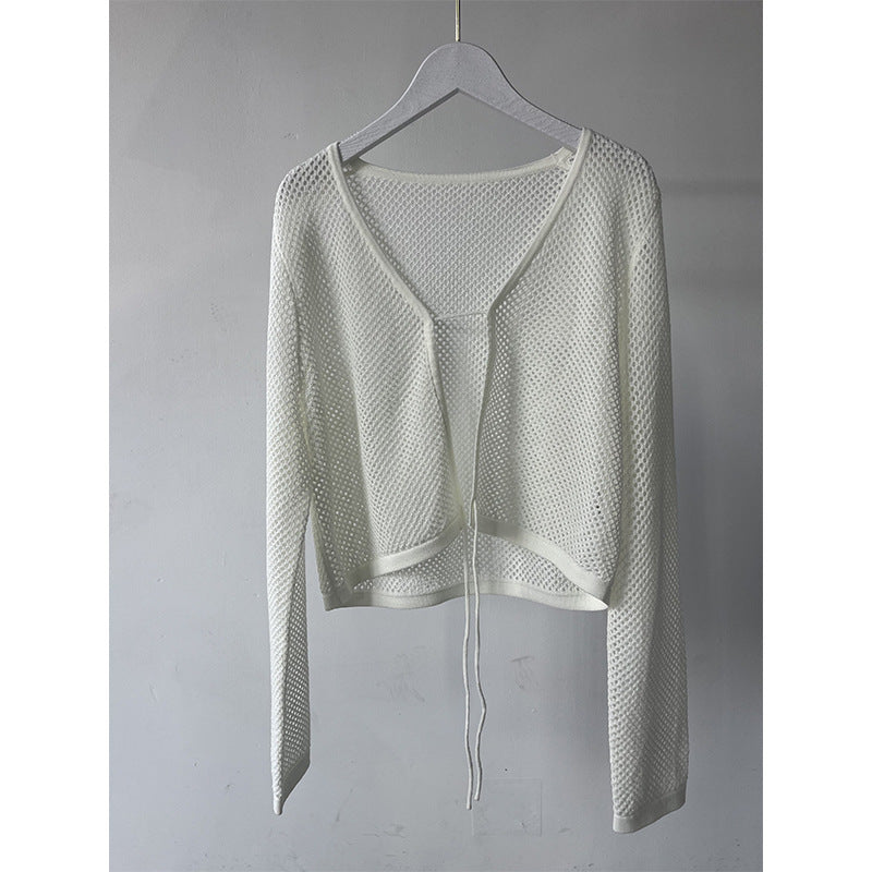 Femme Leichtgewicht Offen Strickjacke Heidi-Mode