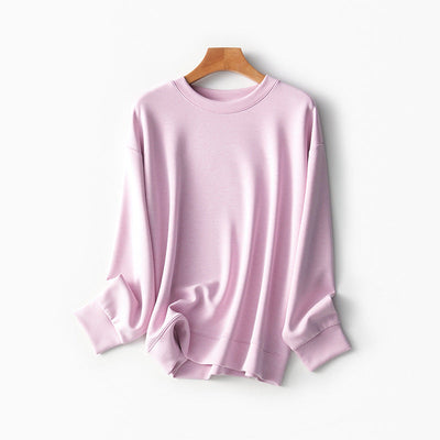 Femme Relaxed Fit Langarm-Pullover Sweatshirt Heidi-Mode