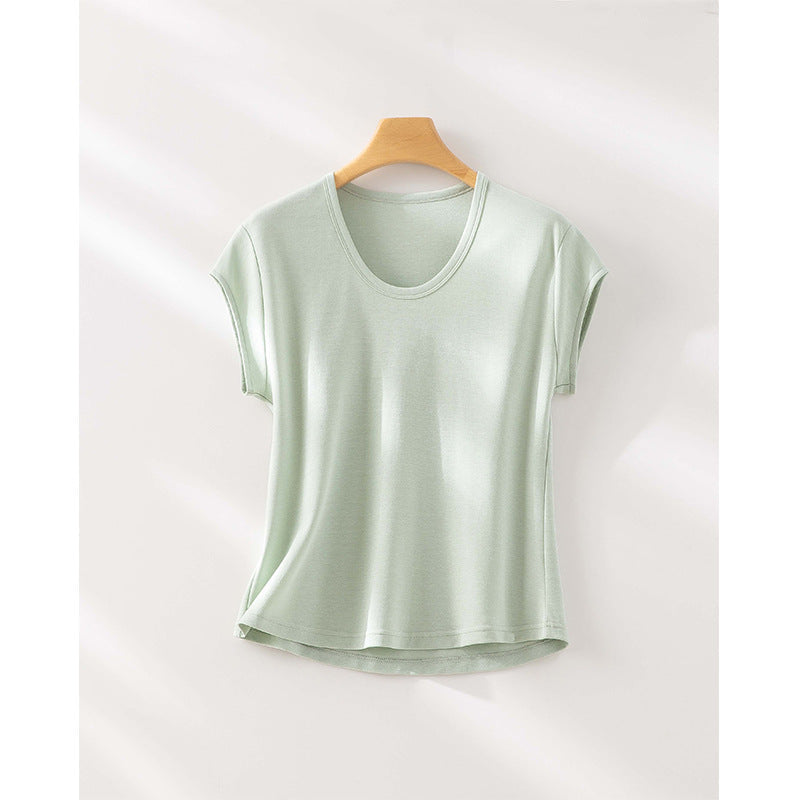 Femme Relaxed Fit V-Ausschnitt T-Shirt Heidi-Mode