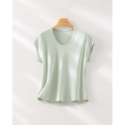 Femme Relaxed Fit V-Ausschnitt T-Shirt Heidi-Mode