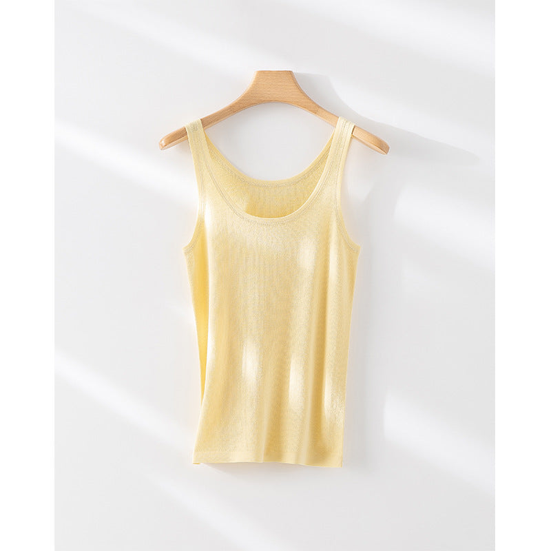Femme Leichtgewicht Texturiertes Tanktop Heidi-Mode
