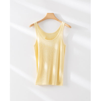 Femme Leichtgewicht Texturiertes Tanktop Heidi-Mode