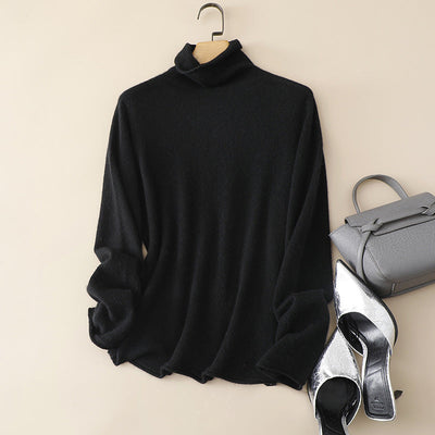 Femme Luxuriöser Weicher Rollkragenpullover Heidi-Mode