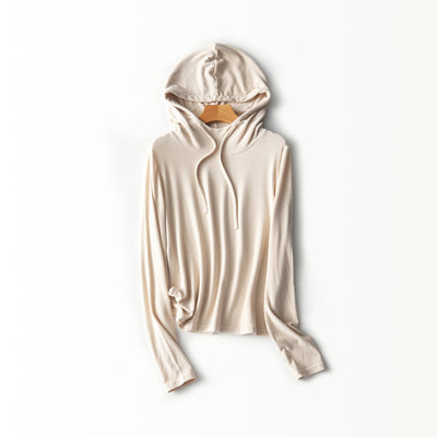 Femme Leichtgewicht Langarm Hoodie Heidi-Mode