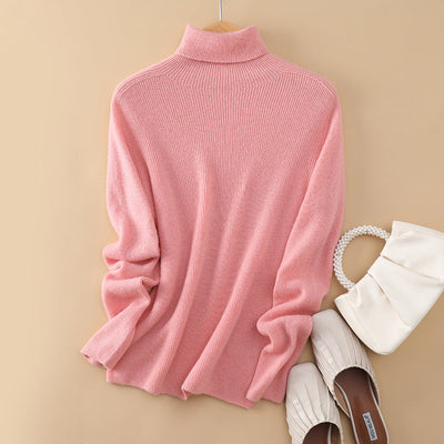 Femme Leichtgewicht Ripp-Wollpullover Heidi-Mode