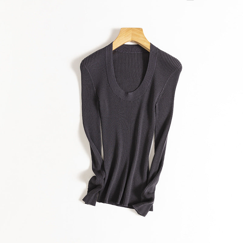 Femme Rippstrick Langarmpullover Heidi-Mode
