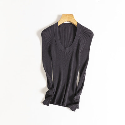 Femme Rippstrick Langarmpullover Heidi-Mode