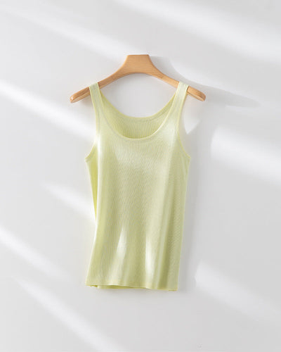 Femme Leichtgewicht Texturiertes Tanktop Heidi-Mode