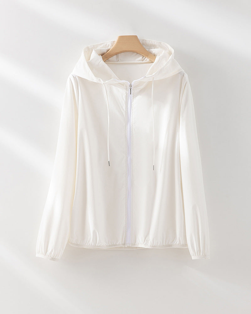 Femme Leichte Kapuzenwindjacke Heidi-Mode