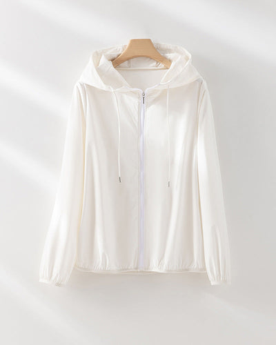 Femme Leichte Kapuzenwindjacke Heidi-Mode