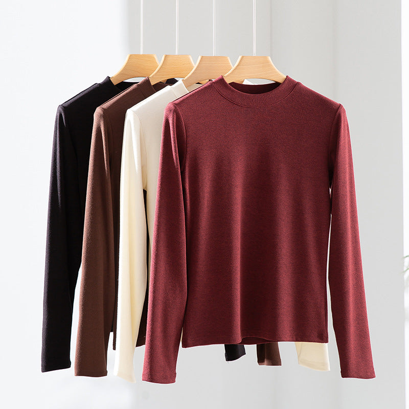 Femme Langarm Minimalistisches Top Heidi-Mode