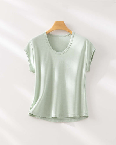 Femme Relaxed Fit V-Ausschnitt T-Shirt Heidi-Mode