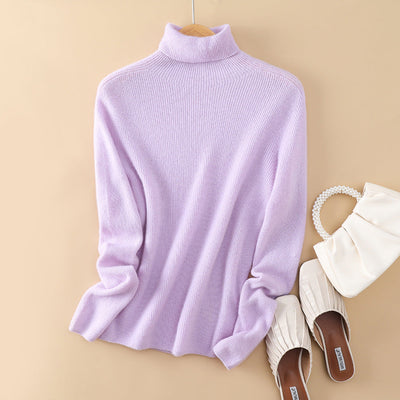 Femme Leichtgewicht Ripp-Wollpullover Heidi-Mode