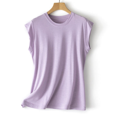 Damen Relaxed Fit Cap Sleeve Top Heidi-Mode