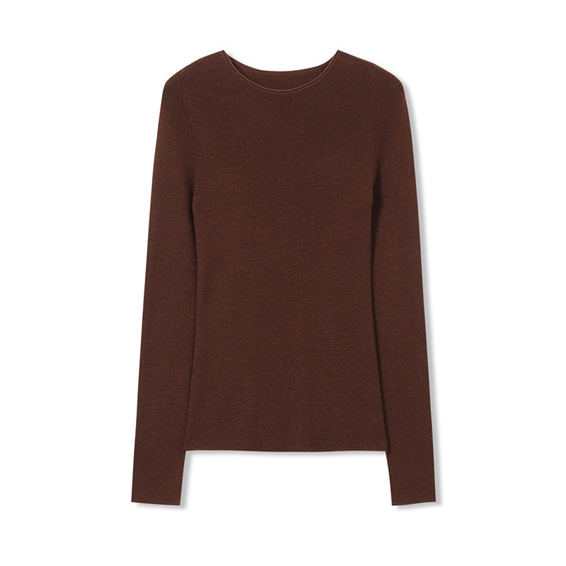 Femme Leichtgewicht Langarm Essentials Top Heidi-Mode
