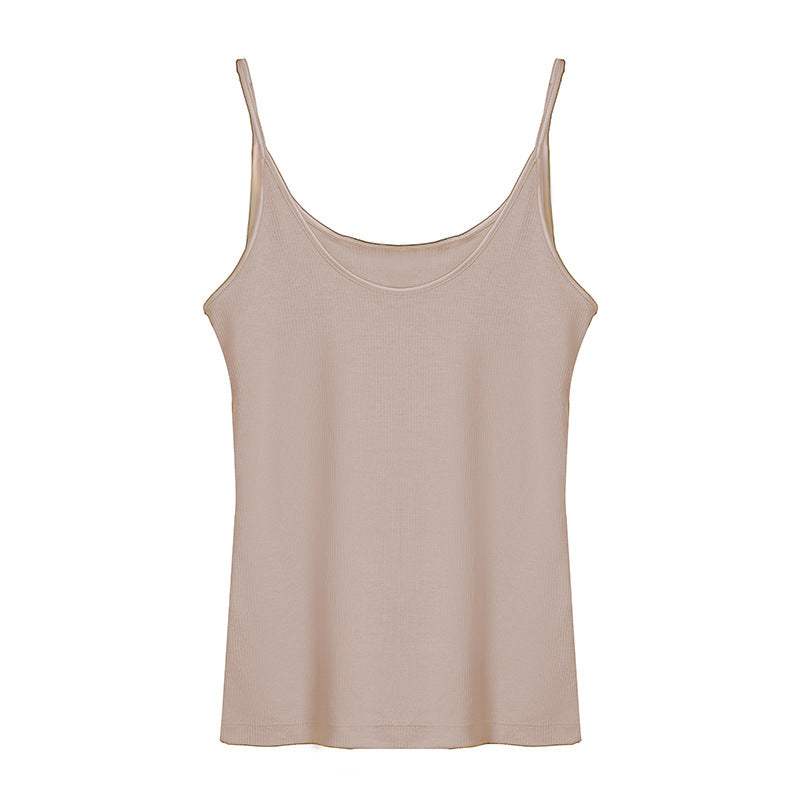 Femme Leichtes Ripp-Camisole-Top Heidi-Mode