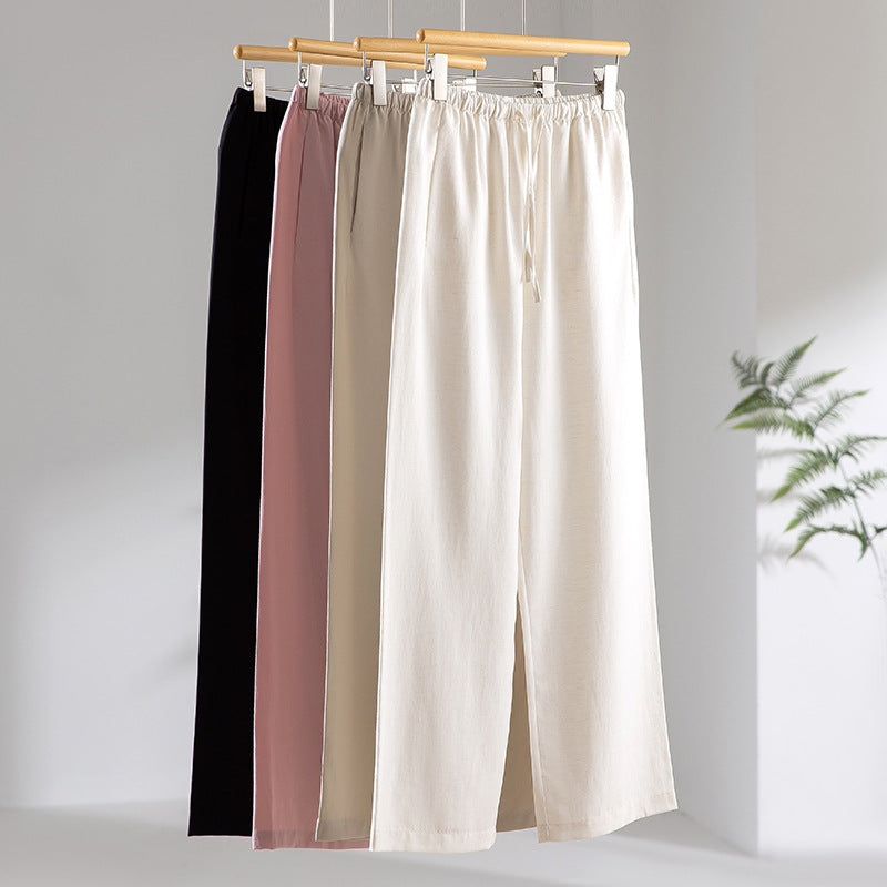 Femme Leichte Relaxed Fit Weite-Hosen Heidi-Mode