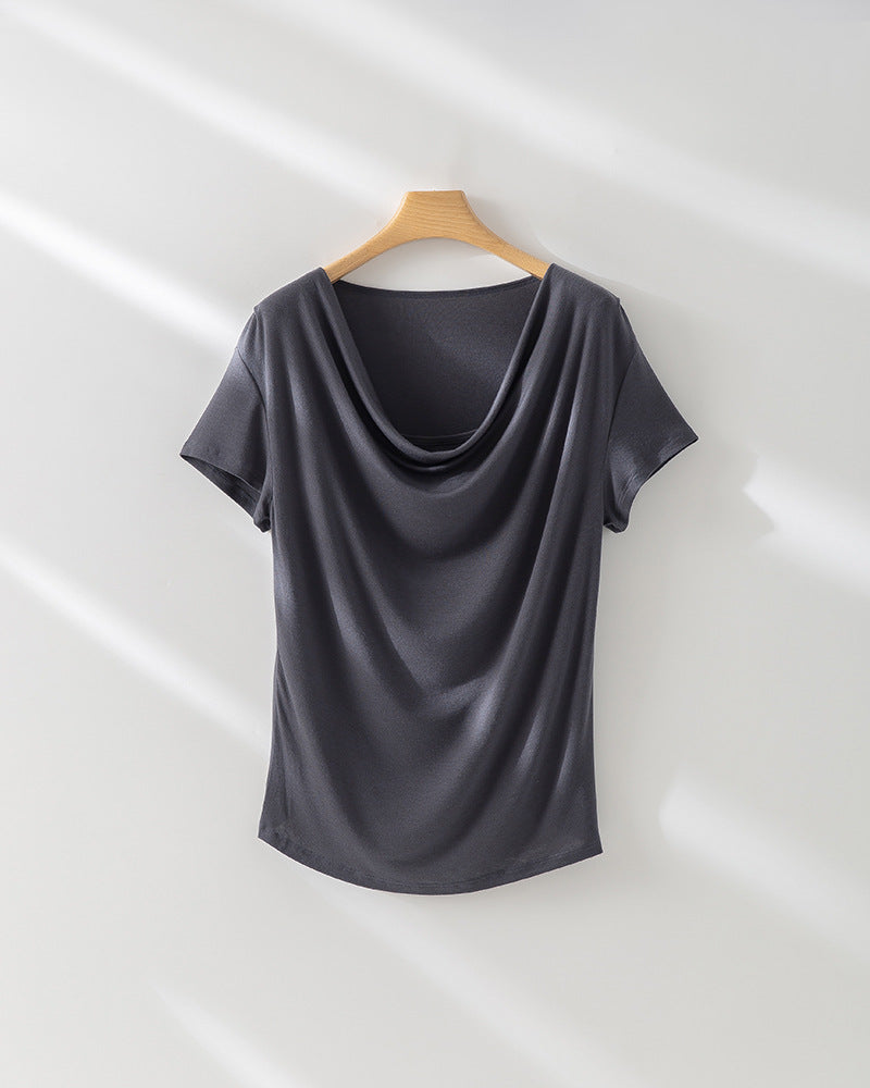 Femme Relaxed Fit Drape Top Heidi-Mode