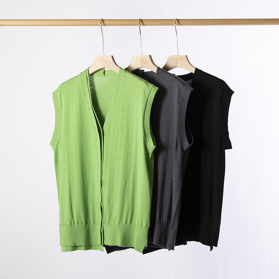 Damen Leichter Kurzarm Cardigan Heidi-Mode