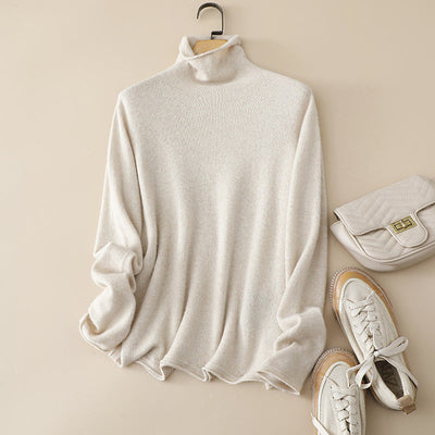 Femme Luxuriöser Weicher Rollkragenpullover Heidi-Mode