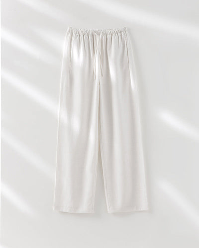 Femme Leichte Relaxed Fit Weite-Hosen Heidi-Mode