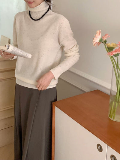 Femme Luxuriöser Rollkragenpullover Heidi-Mode