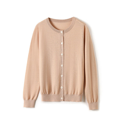 Femme Leichtgewicht Button-Up Cardigan Heidi-Mode 1747971681