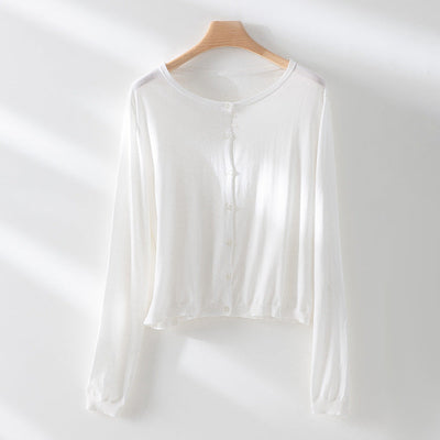 Femme Leichtgewicht Button-Up Cardigan Heidi-Mode