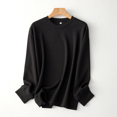 Femme Relaxed Fit Langarm-Pullover Sweatshirt Heidi-Mode