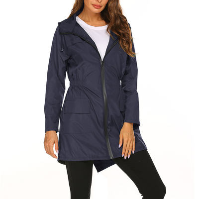 Regenjacke Damen Lang Mit Kapuze | Wetterfest & Kombinierbar