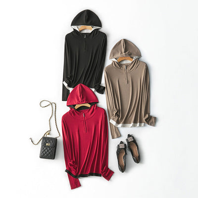 Femme Performance Zip Kapuzenpullover Heidi-Mode