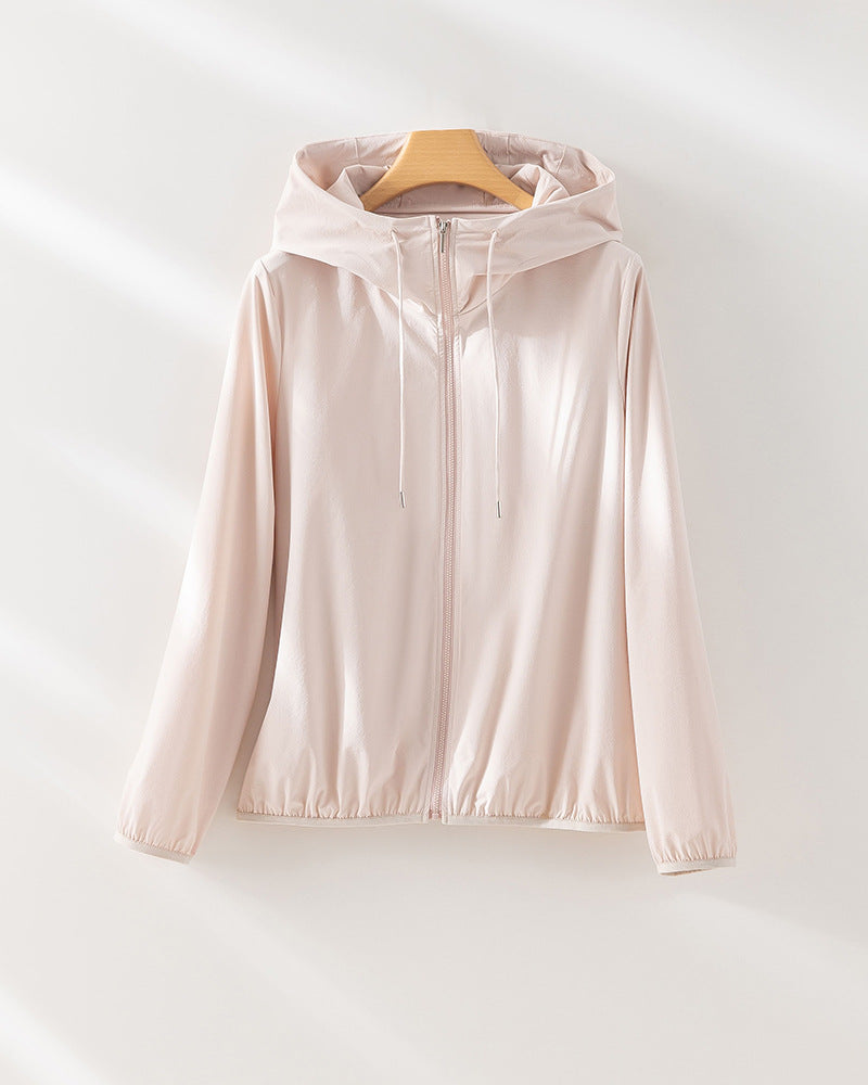 Femme Leichte Kapuzenwindjacke Heidi-Mode