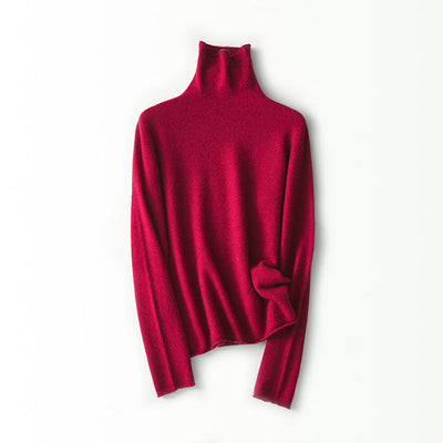 Femme Mock Neck Pullover Heidi-Mode