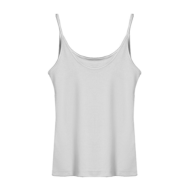 Femme Leichtes Ripp-Camisole-Top Heidi-Mode