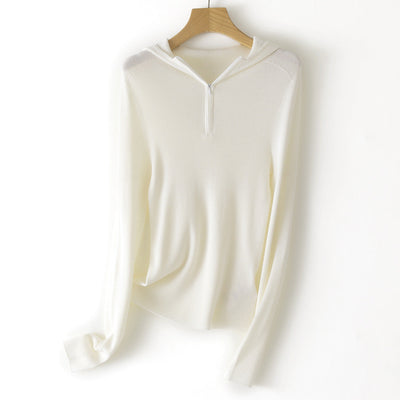 Femme Leichtgewicht Zip-Up Hoodie Sweatshirt Heidi-Mode