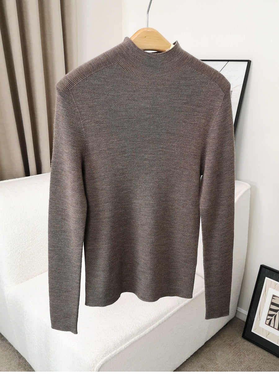 Femme Mock Neck Strickpullover Heidi-Mode