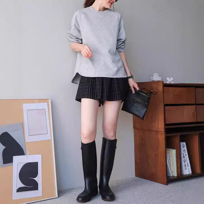 Femme Relaxed Fit Leichtgewicht Pullover Top Heidi-Mode