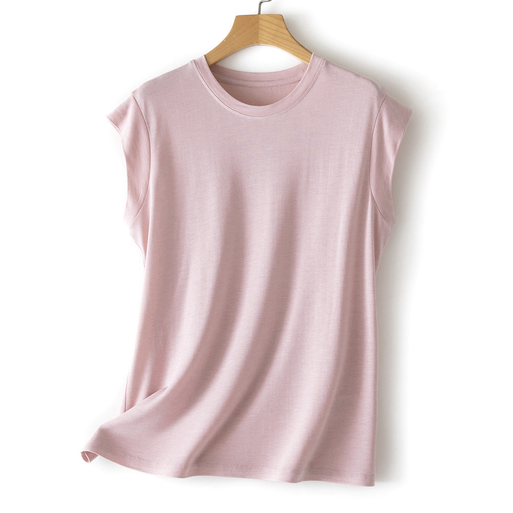 Damen Relaxed Fit Cap Sleeve Top Heidi-Mode