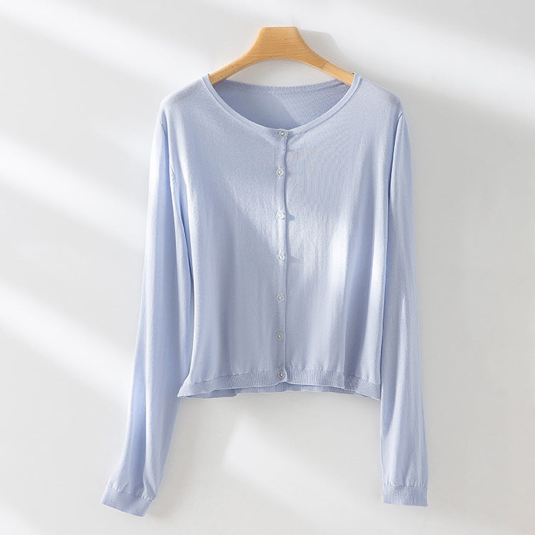 Femme Leichtgewicht Button-Up Cardigan Heidi-Mode