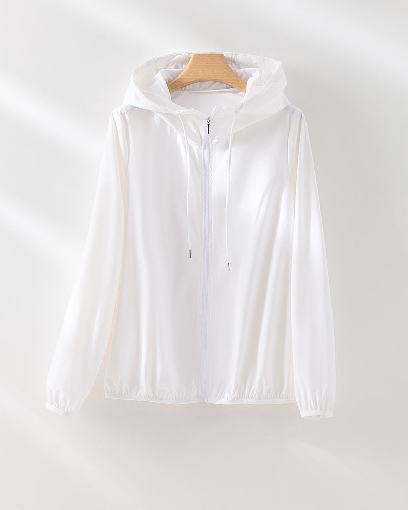 Femme Leichte Kapuzenwindjacke Heidi-Mode